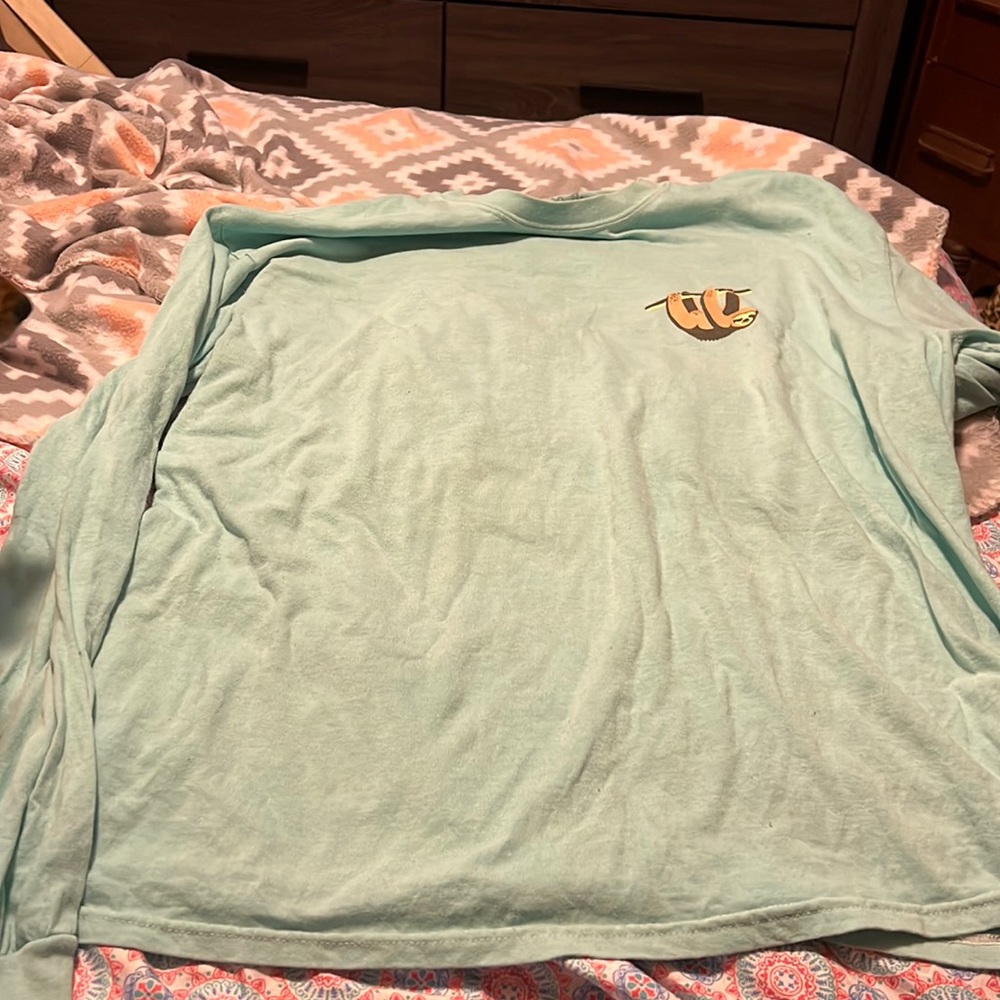 It’s originally a 2x but fits smaller .